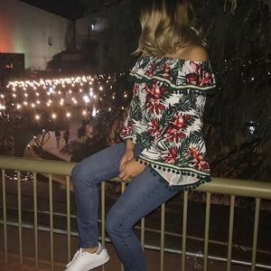 Off the shoulder blouse